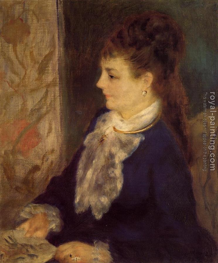 Pierre Auguste Renoir : Portrait of an Anonymous Sitter